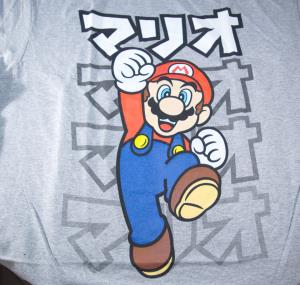 T-Shirt Mario Kanji (01)